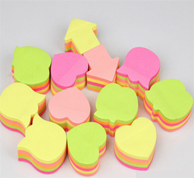 Die Cut Sticky Notes with Lovely Shapes & Printings