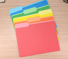 Manila Paper Folder Paper 1/3 Cut Tabs Folder Positions for Student Worker