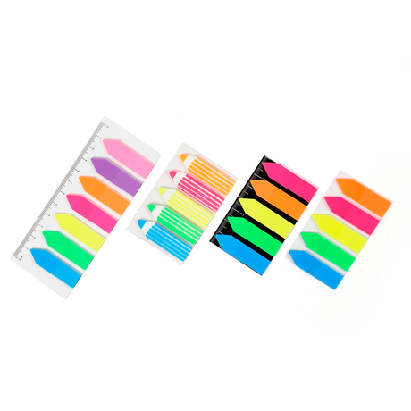 arque Page Adhesif,oinkerin 1700 Pièces Sticky Notes 8 Sets Couleur